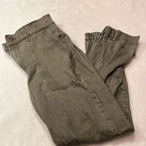 Express cargo green pants